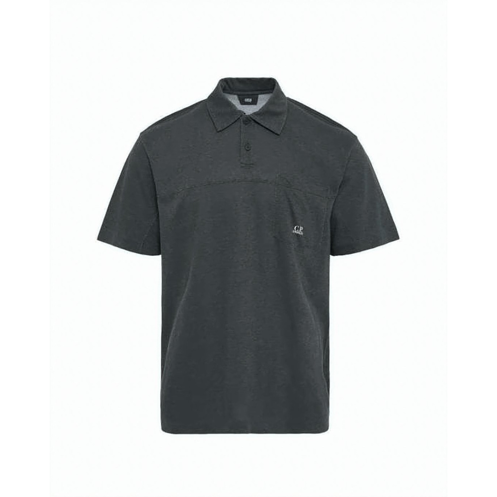 C.P. COMPANY Short-Sleeved Polo Shirt With Classic Collar